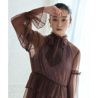 RUIRUE BOUTIQUE ルイルエブティック 3wayチュールドレス&レースドレスセット (モカ) - 画像 (3)