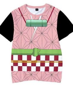 Tシャツ コスプレ 子供 禰豆子 ねずこ 炭治郎 カナヲ 我妻善逸 ぜんいつ 冨岡義勇 胡蝶しのぶ こちょうしのぶ 鬼殺隊 鬼 滅 刃風 クリスマス おしゃれ