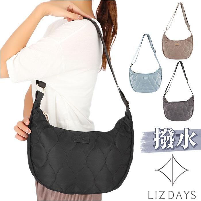 ☆ ブラック LIZDAYS キルティングナイロンスリムショルダーバッグ リズデイズ ショルダーバッグ lz70510 ショルダーバック - 画像 (2)