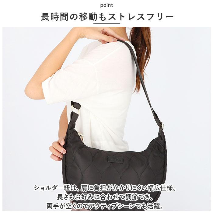 ☆ ブラック LIZDAYS キルティングナイロンスリムショルダーバッグ リズデイズ ショルダーバッグ lz70510 ショルダーバック - 画像 (4)