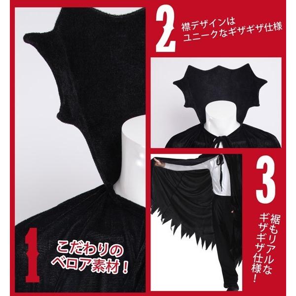 奉仕品 ウォントゥーブロッド マント 吸血鬼 ドラキュラ ヴァンパイア ハロウィン 仮装 コスプレ 衣装 男性 大人用 返品不可 - 画像 (8)