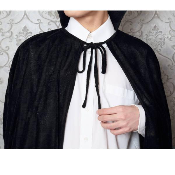 奉仕品 ウォントゥーブロッド マント 吸血鬼 ドラキュラ ヴァンパイア ハロウィン 仮装 コスプレ 衣装 男性 大人用 返品不可 - 画像 (5)