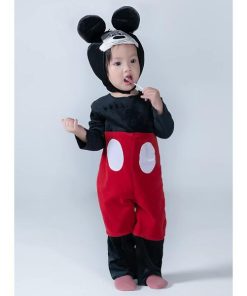 Disney ミッキー デラックス コスチューム Inf ミッキーマウス 着ぐるみ ハロウィン 仮装 コスプレ 衣装 80サイズ 赤ちゃん用