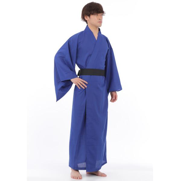 カラー着物 青 時代劇 衣装 コスチューム - 画像 (2)