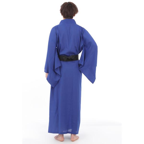 カラー着物 青 時代劇 衣装 コスチューム - 画像 (3)