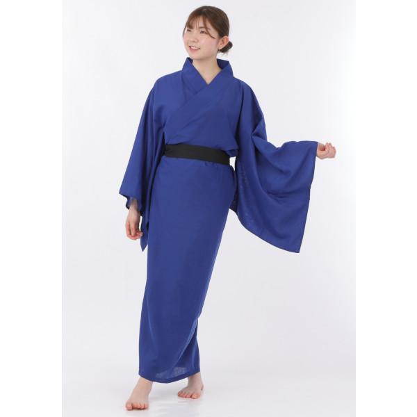 カラー着物 青 時代劇 衣装 コスチューム - 画像 (6)
