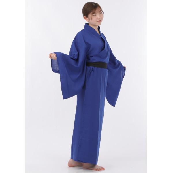 カラー着物 青 時代劇 衣装 コスチューム - 画像 (7)