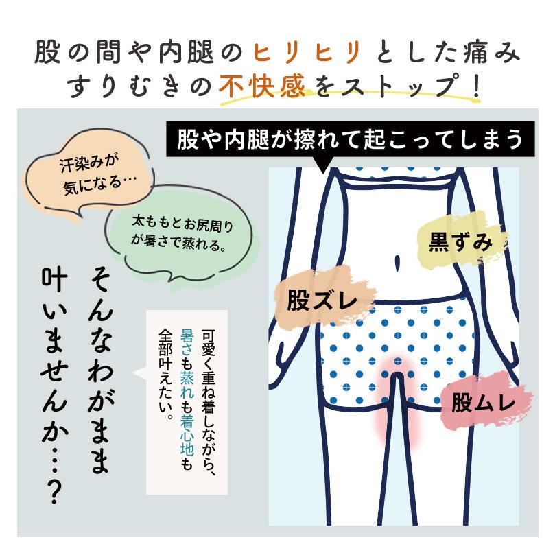 A HAPPY MARILYN 大きいサイズ レディース インナー 脱 股ずれ宣言 3丈から選べる 裾レース ぺチパンツ ボトムス 透け防止 LL 3L 4L 5L 6L 7L 8L 春 春物 S - 画像 (7)