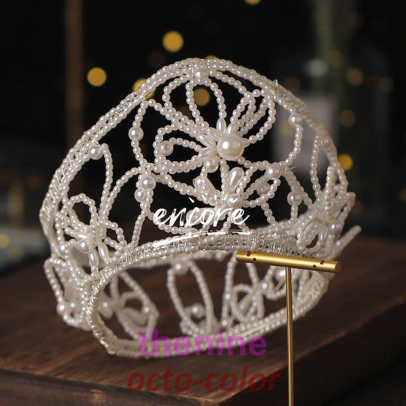 ウエディング ティアラ 髪飾り レディース ヘアアクセサリー おしゃれ 結婚式 花嫁 披露宴 成人式 パーティー 卒業式 撮影用 INS 発表会 演奏会