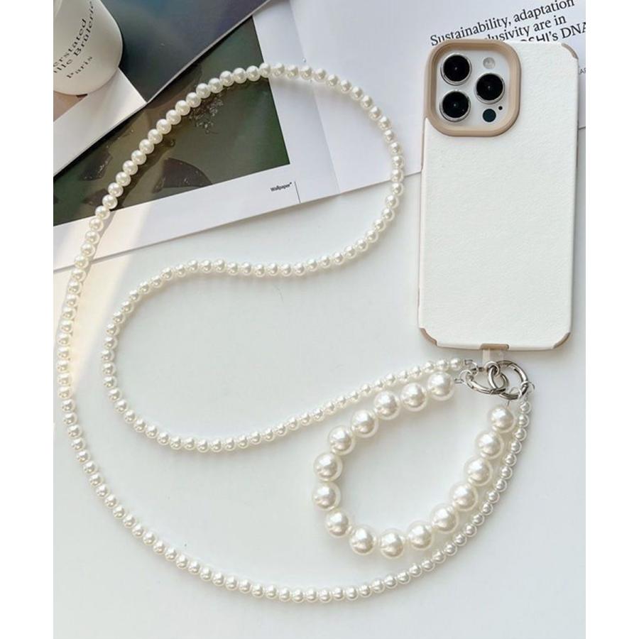 miniministore スマホ ショルダー パールストラップ人気【ゆうパケット】