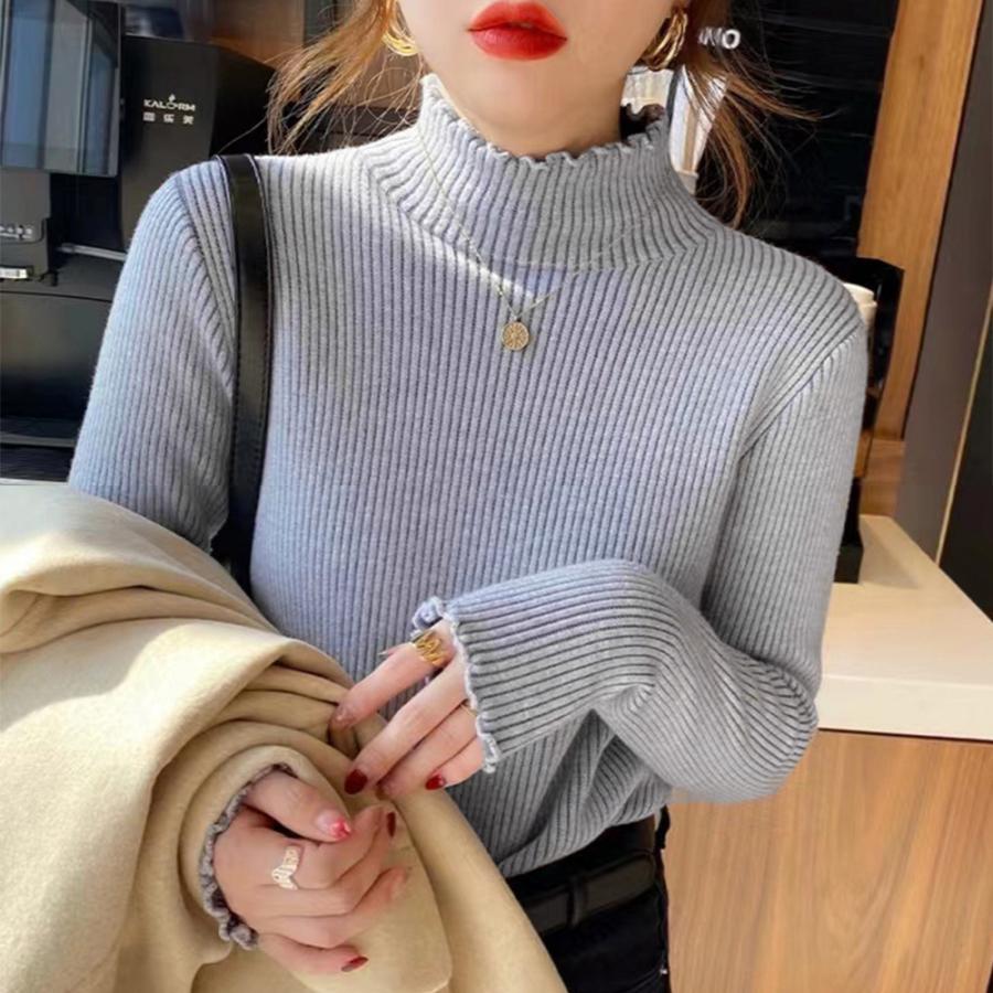 miniministore 裏起毛ニットトップス レディース 暖かい【ゆうパケット】 - 画像 (7)