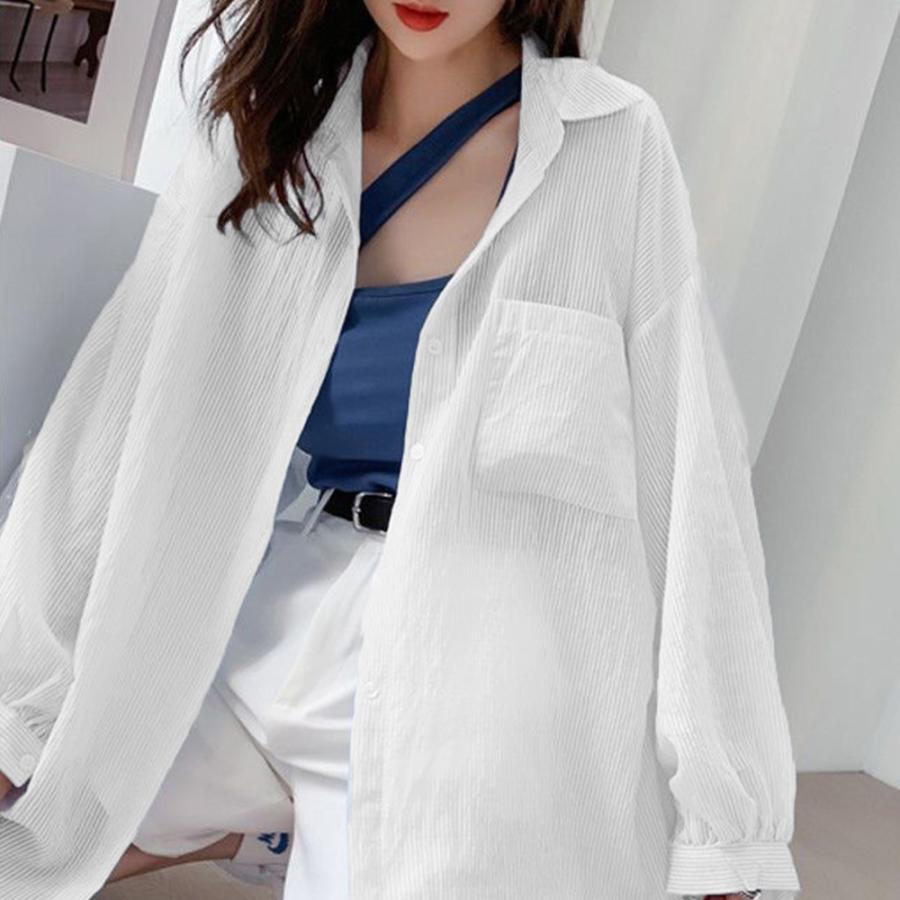 miniministore ストライプ ブラウス シアーシャツ 夏服【ゆうパケット可】 - 画像 (6)