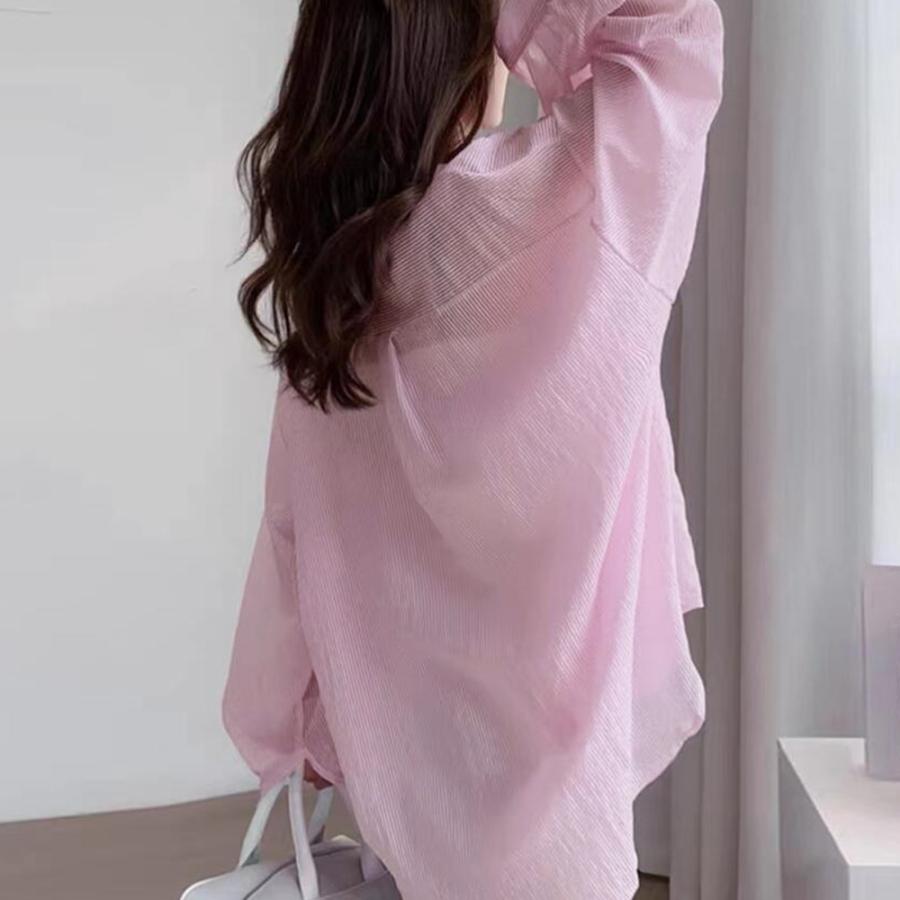 miniministore ストライプ ブラウス シアーシャツ 夏服【ゆうパケット可】 - 画像 (8)