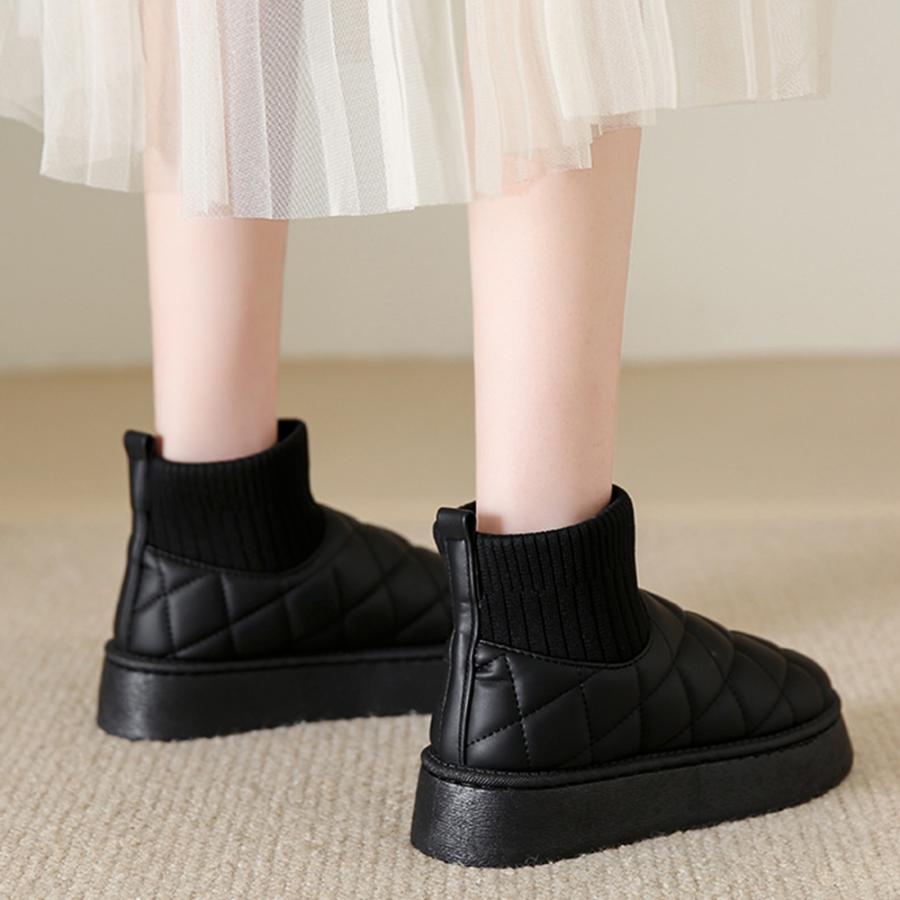 miniministore ムートンブーツ キルティング裏起毛ブーツ - 画像 (5)