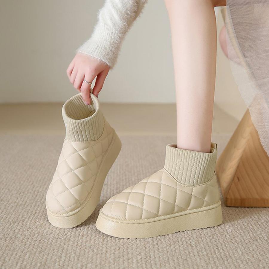 miniministore ムートンブーツ キルティング裏起毛ブーツ - 画像 (6)