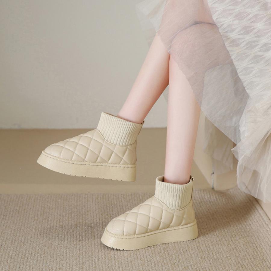 miniministore ムートンブーツ キルティング裏起毛ブーツ - 画像 (7)