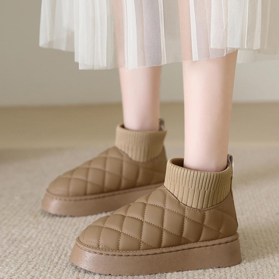 miniministore ムートンブーツ キルティング裏起毛ブーツ - 画像 (8)