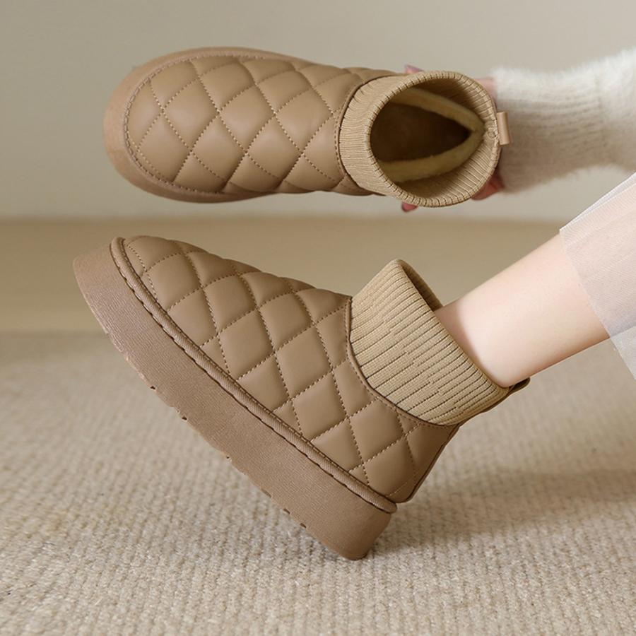 miniministore ムートンブーツ キルティング裏起毛ブーツ - 画像 (9)