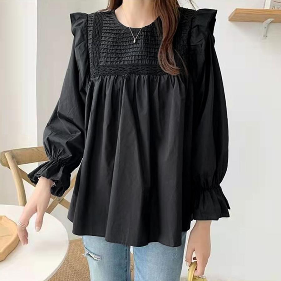 miniministore フリルブラウス レディース 長袖ブラウス【ゆうパケット可】 - 画像 (4)