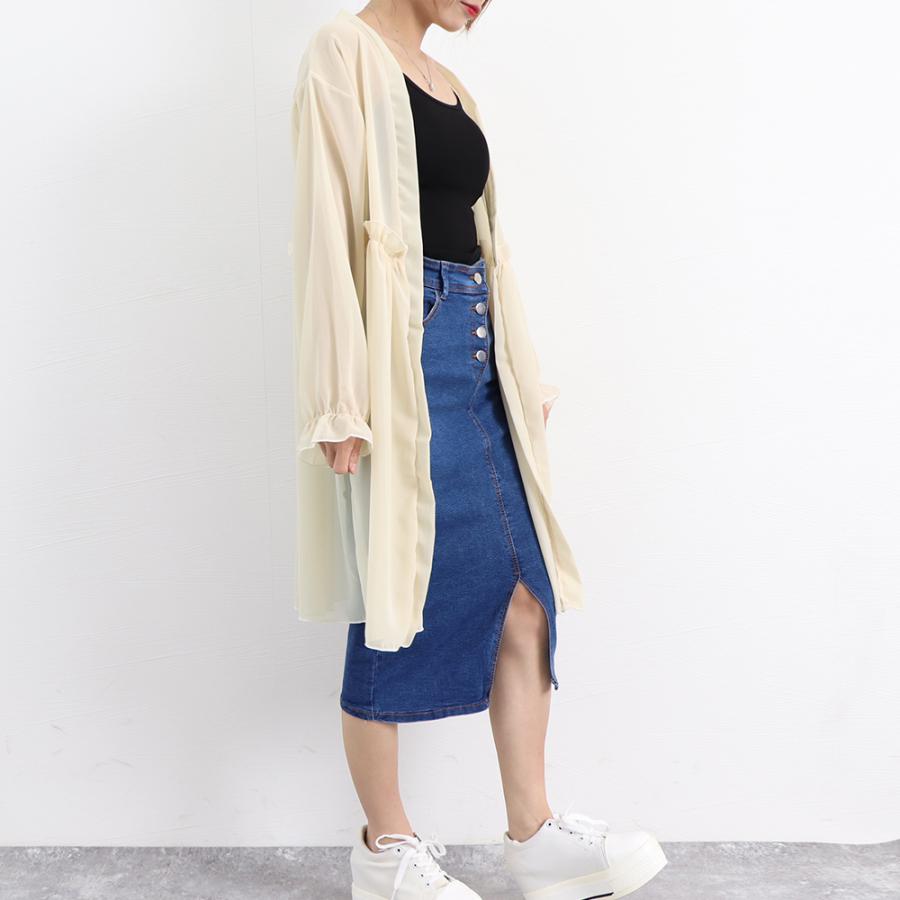 miniministore サマーカーディガン レディース シフォン【ゆうパケット可】 - 画像 (7)