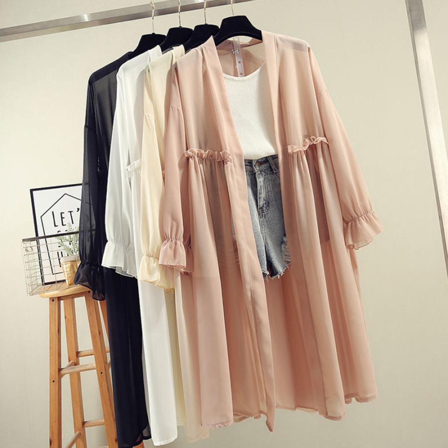 miniministore サマーカーディガン レディース シフォン【ゆうパケット可】 - 画像 (9)