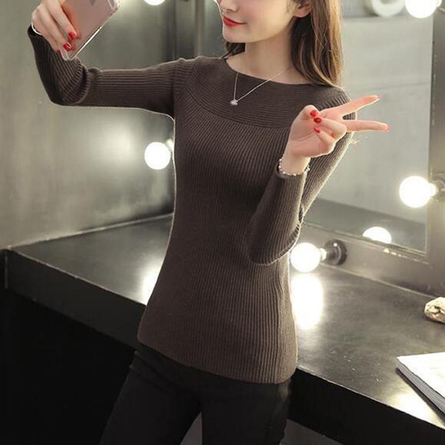 miniministore リブ ニットトップス ボートネック 長袖【ゆうパケット可】 - 画像 (6)