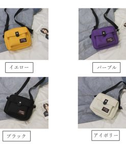 miniministore スクエア ミニバッグ ショルダーバッグ レディース 斜めがけ スマホバッグ 小さめ キャンバスバッグ 男女兼用【ネコポスのみ】