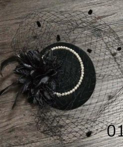 トーク帽 トークハット チュール カクテルハット ヘッドドレス ウェディング 結婚式 パーティー 二次会 女子会 お呼ばれ カチューシャ フェザー