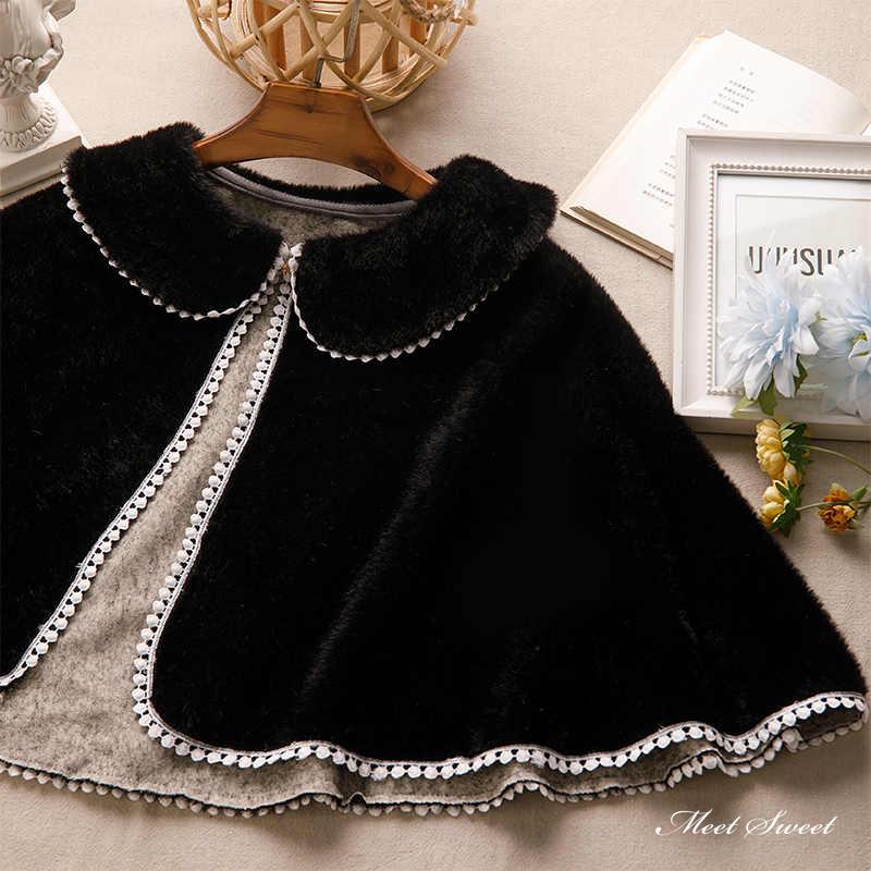 ウェディングケープ ウエディングケープ 黒 ブラック パール フォーマル セレモニー 秋冬 結婚式 二次会 演奏会 前撮り パーティー 肩掛け お呼ばれ 露出を抑え - 画像 (2)