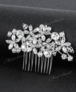 ウェデイング ヘアコーム ヘッドドレス コーム 髪飾り ウエディング ブライダル 花嫁 二次会 パーティー 結婚式 披露宴 発表会 アクセサリー 前撮り 着物