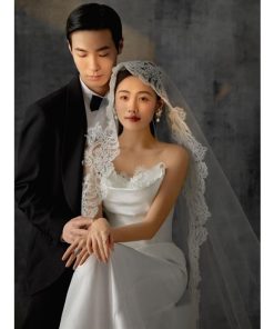 ウエディングベール ウェディングベール ロングベール マリアベール レース チャペルベール ブライダル 結婚式 二次会 披露宴 花嫁 前撮り オフホワイト