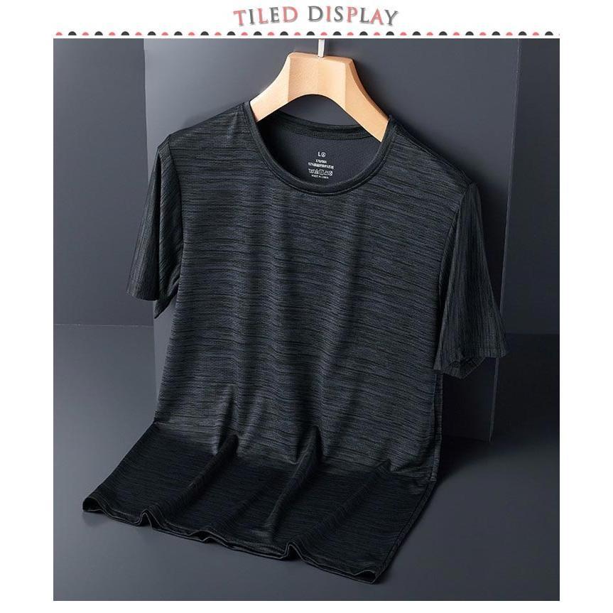ドライtシャツ tシャツ 2枚セット メンズ 速乾Tシャツ 春 カットソー 夏 冷感 スポーツウェア 半袖tシャツ 速乾 ラウンドネック - 画像 (8)