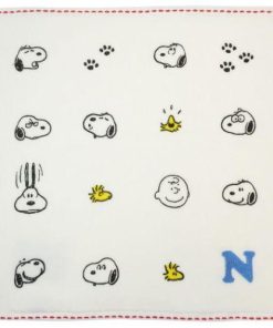 PEANUTS スヌーピー キャラクター ミニタオル ハンカチタオル N アイコン ピーナッツ プレゼント 男の子 女の子 ギフト バレンタイン
