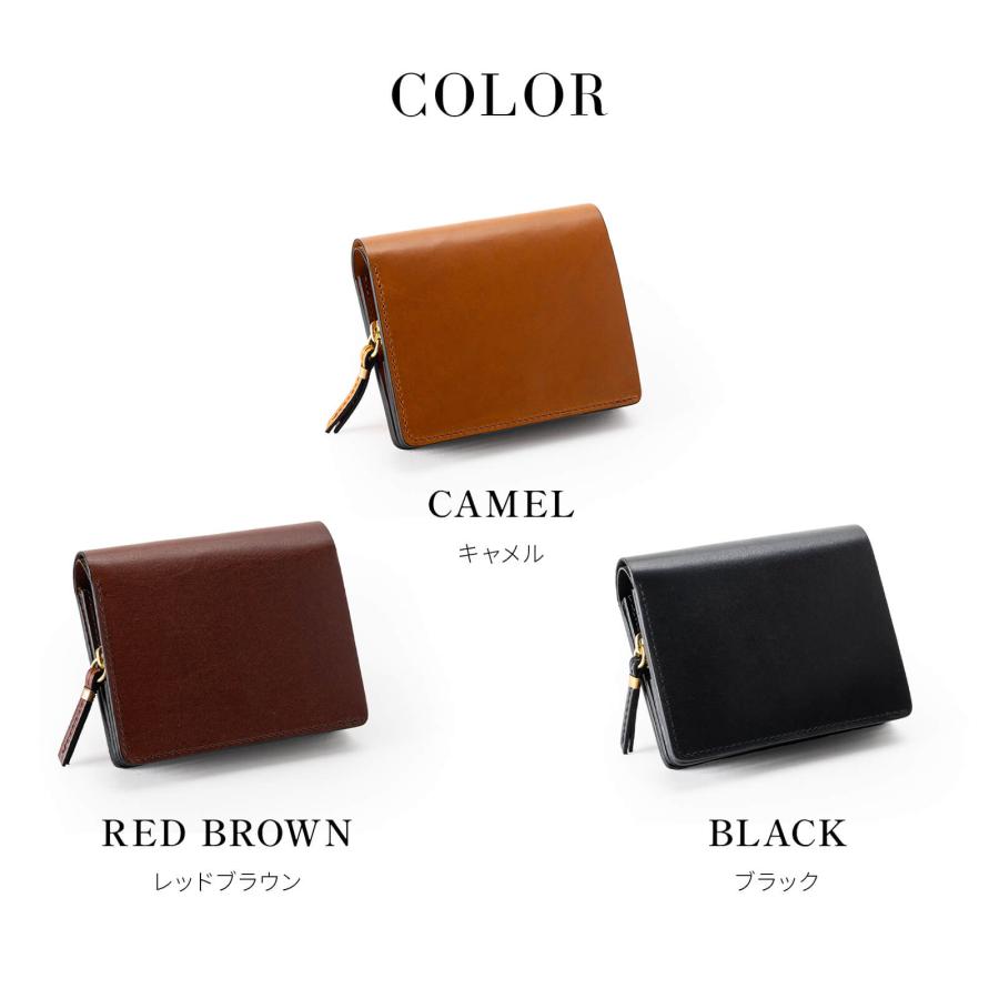 ハービー 正規品W スロウ 財布 二つ折り ミニ財布 SHORT WALLET ショートウォレット メンズ レディース レザー 本革 牛革 ブランド プレゼント ギフト 軽量 日本製 - 画像 (4)