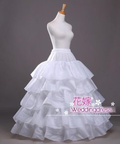 パニエ 4本ワイヤー入り/ ボリューム 大人 フリーサイズ Aライン ロング ウエディングドレス用パニエ/プリンセスライン/ボリューム