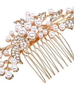 ティグロス TIGLOSS 髪飾り かんざし 結婚式 ウェディング パール ゴールド ピン ヘアアクセサリー コーム 和装 まとめ髪 着物