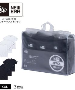 NEW ERA ニューエラ Tシャツ メンズ 半袖 3枚組 トレーニング スポーツ クルー ネック トップス コットン パフォーマンス 服 S-XXL 13561859 13561860