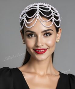 ウェデイング カチューシャ パール ヘッドドレス 髪飾り レトロ ブライダル 花嫁 二次会 パーティー 結婚式 演奏会 披露宴 発表会 舞台 挙式 前撮り エレガント