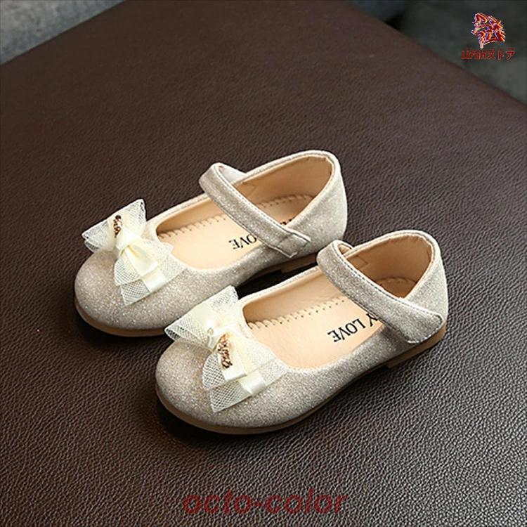 キッズ フォーマル靴 発表会靴 女の子 リボン レース キラキラ 子供 結婚式 フォーマルシューズ 子供靴 入園式 入学式 卒園式 ピアノ 発表会 入園準備 - 画像 (3)