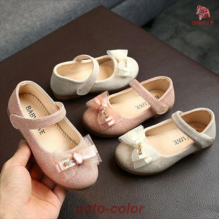 キッズ フォーマル靴 発表会靴 女の子 リボン レース キラキラ 子供 結婚式 フォーマルシューズ 子供靴 入園式 入学式 卒園式 ピアノ 発表会 入園準備 - 画像 (6)