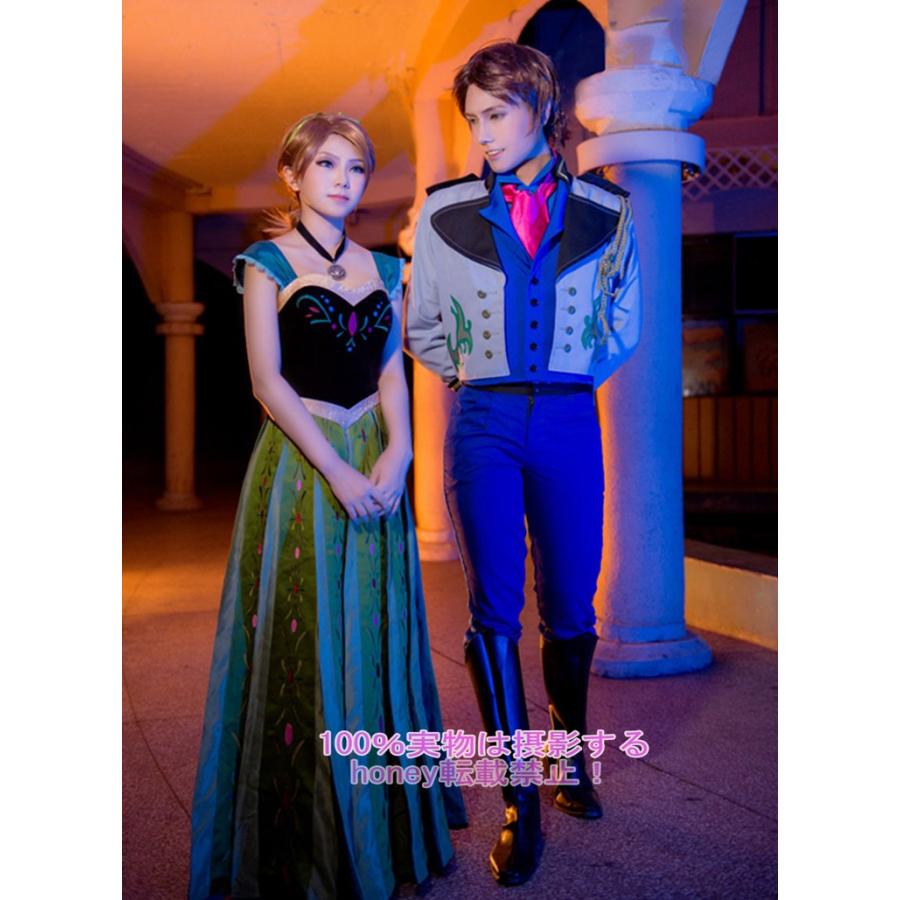 品質保証!ディズニー Frozen アナと雪の女王 ハンス王子様 コスプレ衣装★イベント/パーティー/コスチューム/アニメ/ハロウィン/cosplay18bx003