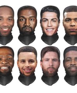 面白い 3Dフェイス プリントマスク 仮面 コービー ブライアント2