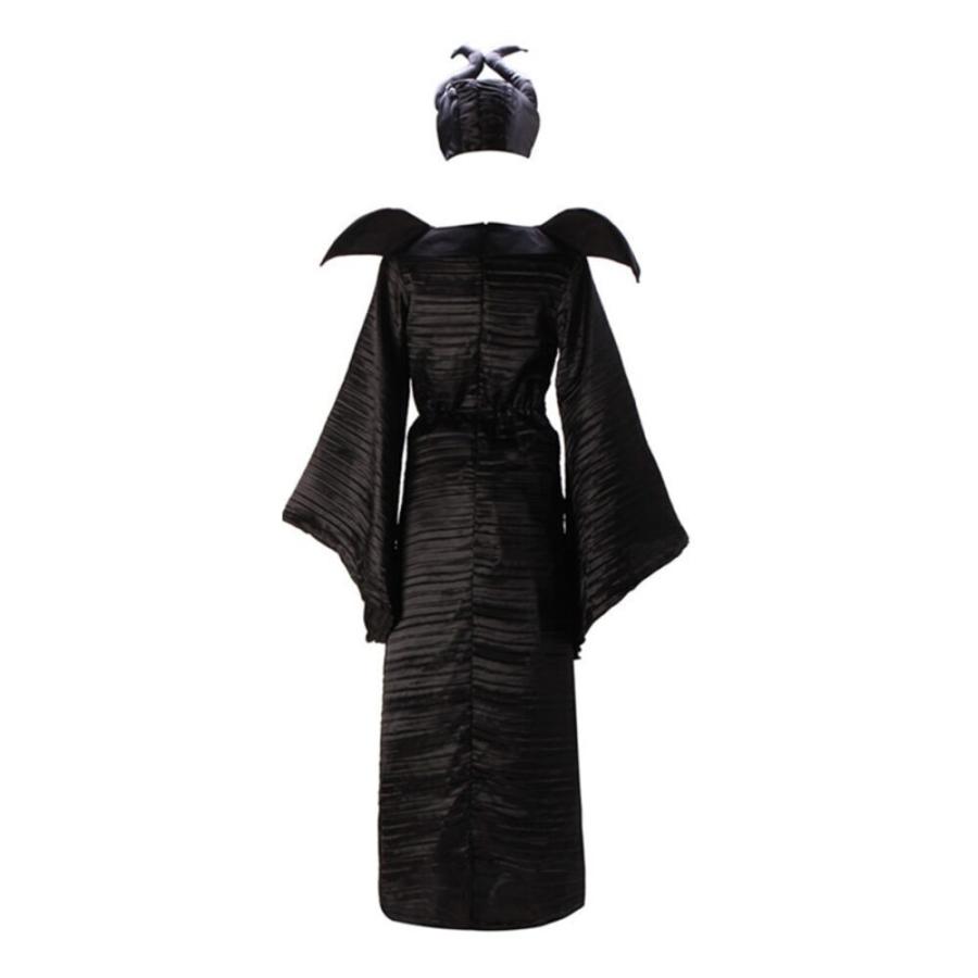 マレフィセント コスプレ ハロウィン レディース 眠れる森の美女 魔女 3点セット M - 画像 (5)