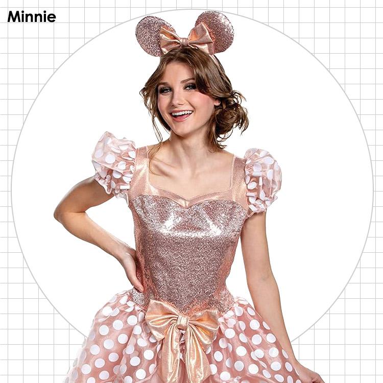 ディズニー ミニーマウス ハロウィン デラックス コスチューム コスプレ レディース 大人 衣装 Disguise 103099 ルービーズ