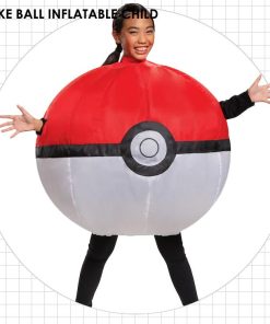 Pokemon コスチューム ポケモン モンスターボール インフレータブル キッズ 男の子 女の子 150-160cm 仮装 全身 衣装 子供 Disguis