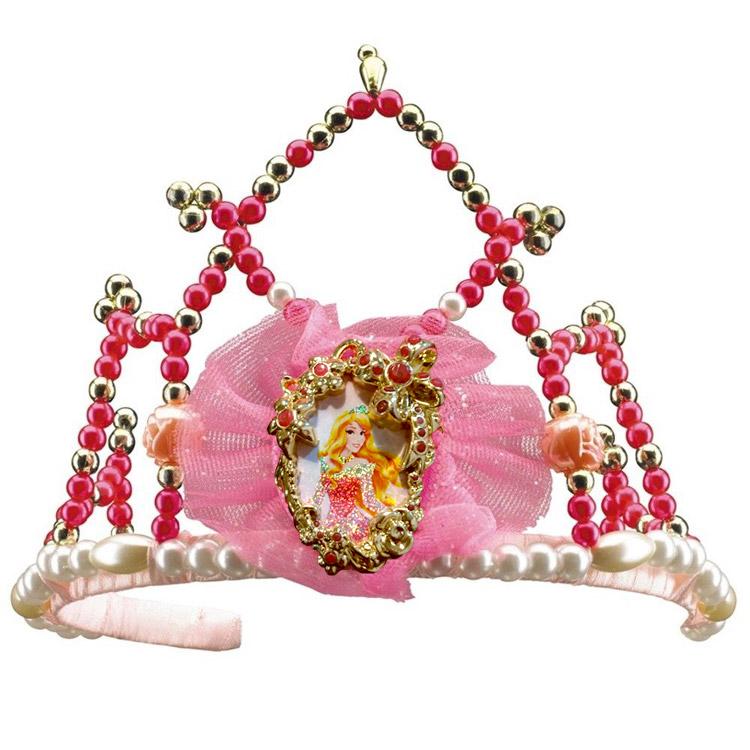 Disney 売切価格/ ディズニー オーロラ 眠れる森の美女 ティアラ コスチューム アクセサリー 女の子 ハロウィン コスプレ disney_yオーロラ