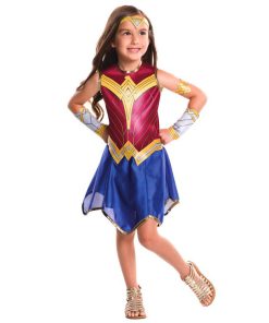 売切価格/ ワンダーウーマン コスチューム 105-150cm 女の子 かわいい ハロウィン 仮装 子供 衣装 コスプレ