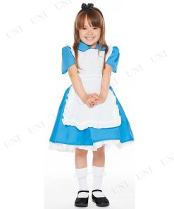不思議の国のアリス コスプレ 仮装 衣装 ハロウィン コスチューム アニメ ディズニー キッズ こども 公式 アリス 子ども用アリスM
