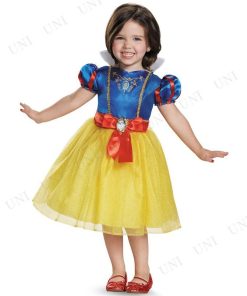 Disney コスプレ 仮装 衣装 ハロウィン コスチューム アニメ キッズ ディズニープリンセス 白雪姫ドレス クラシック 子供用 M(3T-4T)