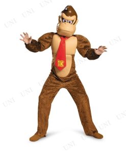 スーパーマリオ コスプレ 仮装 衣装 ハロウィン コスチューム アニメ キッズ ゴリラ 子ども用 こども ドンキーコング 子供用M